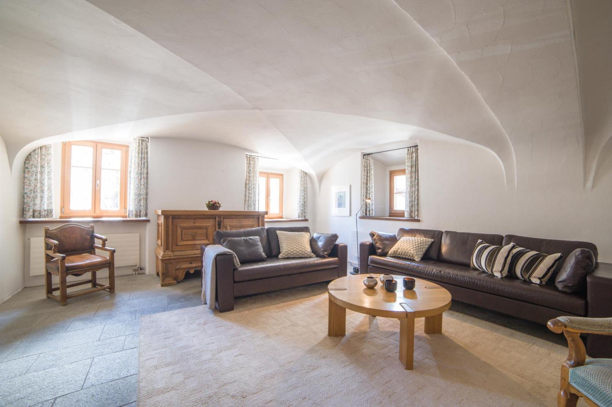 Chesa Michel Appartement Bever Kamer foto