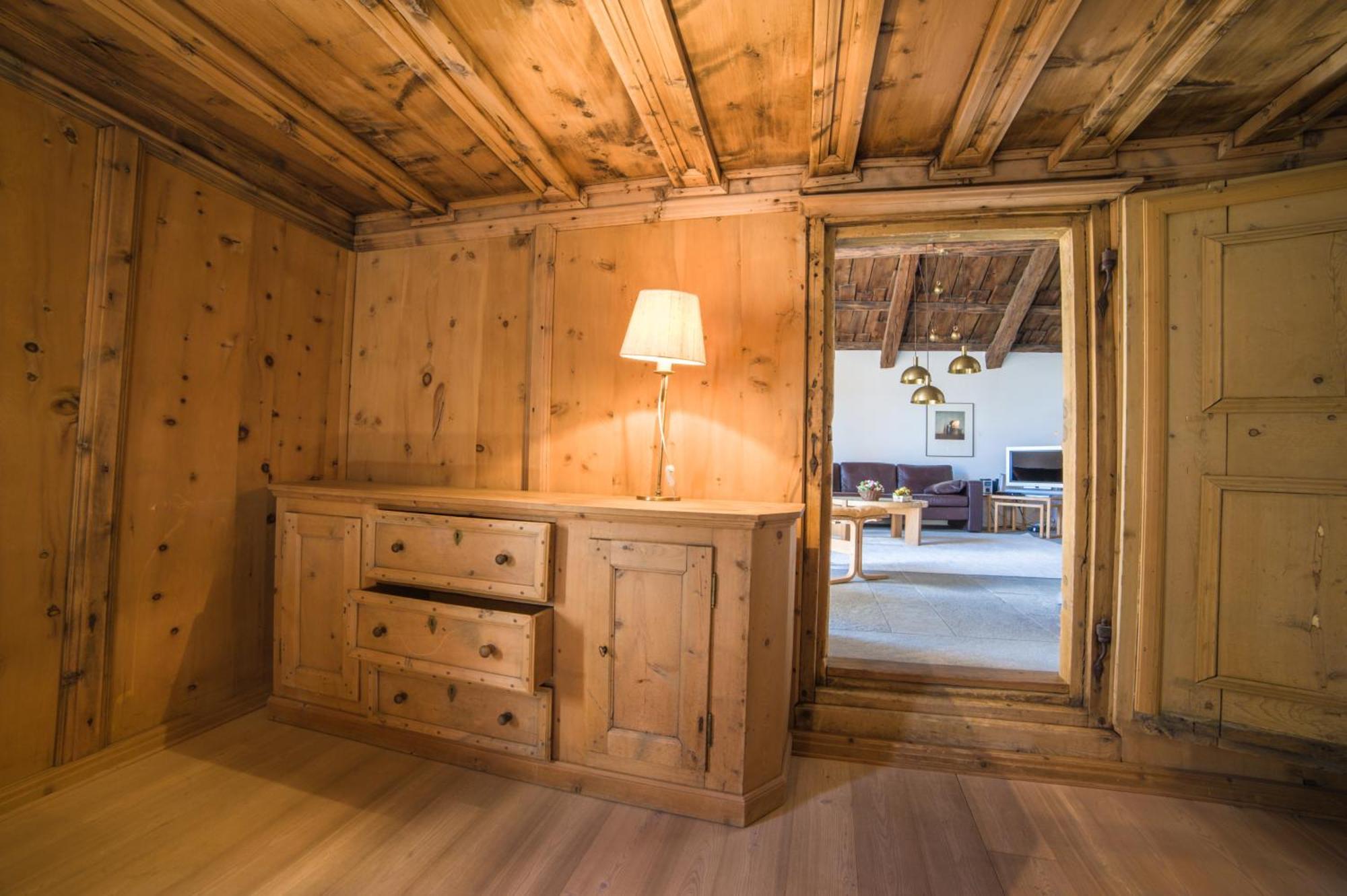 Chesa Michel Appartement Bever Buitenkant foto