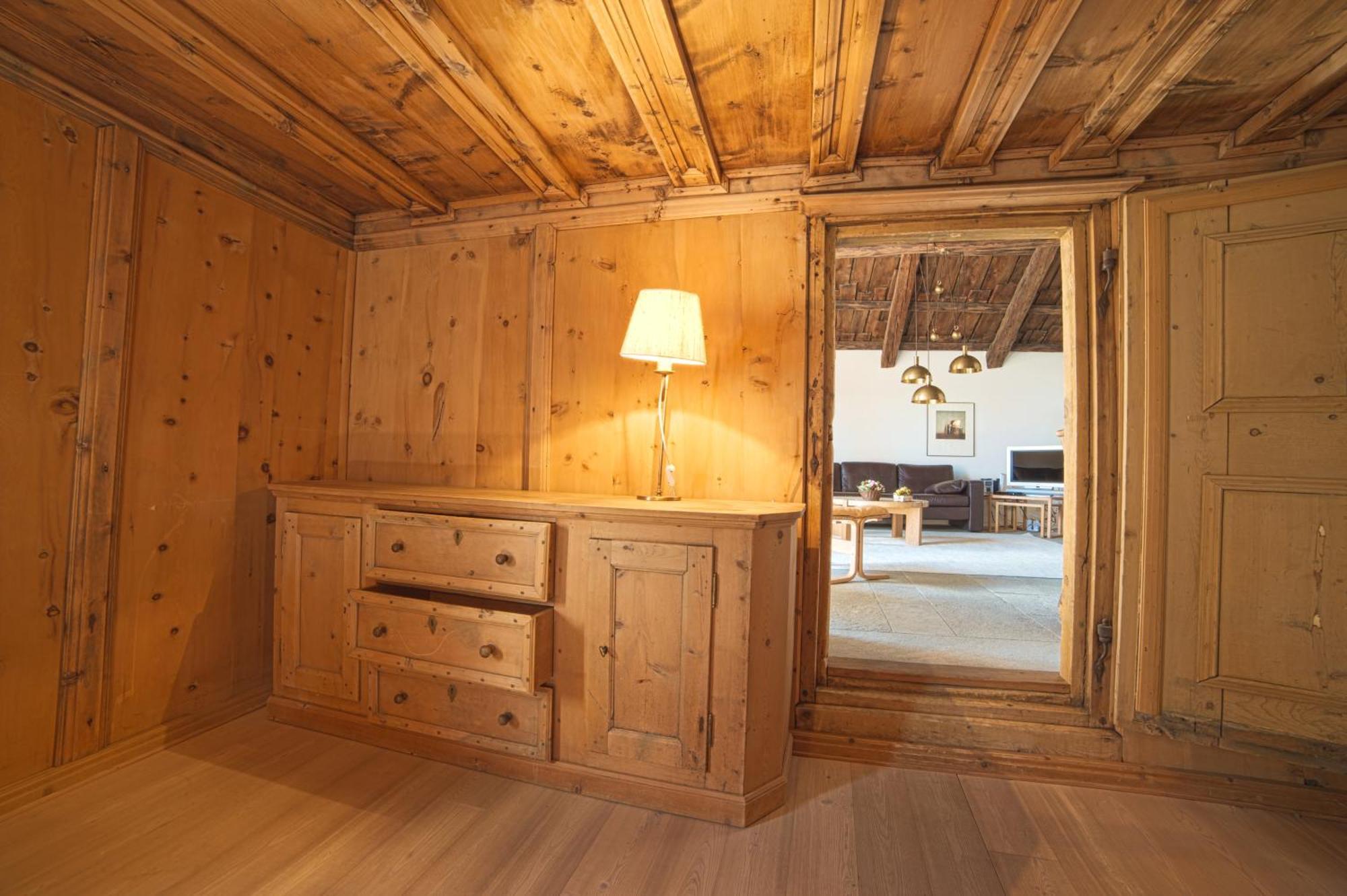 Chesa Michel Appartement Bever Buitenkant foto