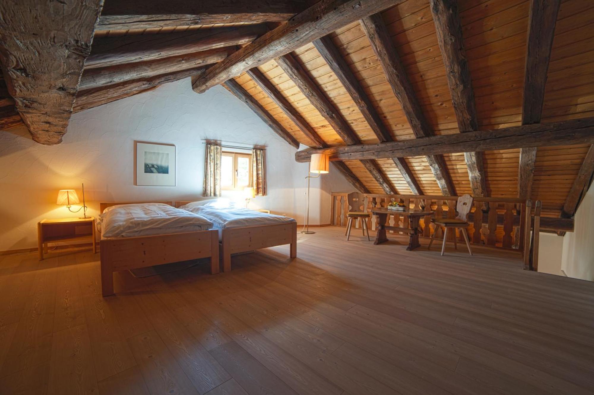 Chesa Michel Appartement Bever Buitenkant foto